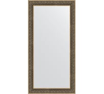 Зеркало EVOFORM в багетной раме - вензель серебряный 101 mm (83x163 cm) 3352