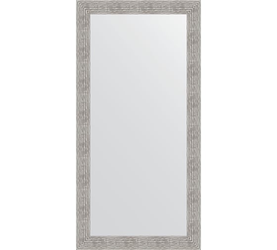 Зеркало EVOFORM в багетной раме - волна хром 90 mm (80x160 cm) 3345 1