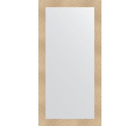 Зеркало EVOFORM в багетной раме - золотые дюны 90 mm (80x160 cm) 3341