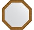 Зеркало EVOFORM в багетной раме - виньетка состаренное золото 56 mm (60,4x60,4 cm) 3689 1