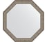 Зеркало EVOFORM в багетной раме - виньетка состаренное серебро 56 mm (60,4x60,4 cm) 3692 1