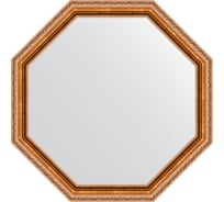 Зеркало EVOFORM в багетной раме - версаль бронза 64 mm (72,2x72,2 cm) 3726