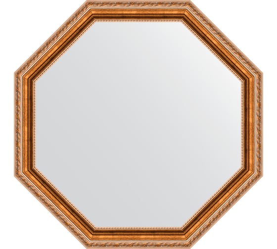 Зеркало EVOFORM в багетной раме - версаль бронза 64 mm (72,2x72,2 cm) 3726 1