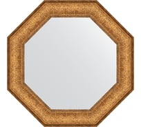 Зеркало EVOFORM в багетной раме - медный эльдорадо 73 mm (53,6x53,6 cm) 3760