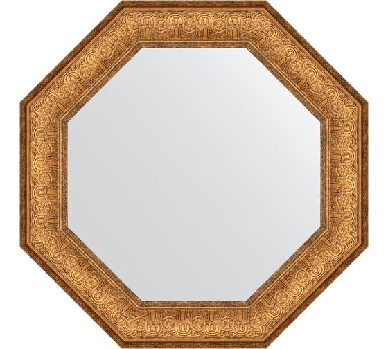 Зеркало EVOFORM в багетной раме - медный эльдорадо 73 mm (53,6x53,6 cm) 3760 1