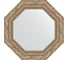 Зеркало EVOFORM в багетной раме - виньетка античное серебро 85 mm (55,4x55,4 cm) 3775 1