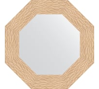 Зеркало EVOFORM в багетной раме - золотые дюны 90 mm (56,6x56,6 cm) 3796