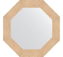 Зеркало EVOFORM в багетной раме - золотые дюны 90 mm (66,6x66,6 cm) 3797