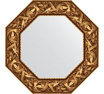 Зеркало EVOFORM в багетной раме - византия золото 99 mm (58,8x58,8 cm) 3829