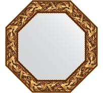 Зеркало EVOFORM в багетной раме - византия золото 99 mm (68,8x68,8 cm) 3830