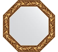 Зеркало EVOFORM в багетной раме - византия золото 99 mm (78,8x78,8 cm) 3831