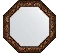 Зеркало EVOFORM в багетной раме - византия бронза 99 mm (78,8x78,8 cm) 3837