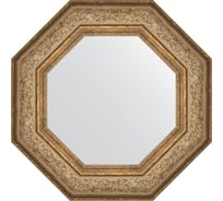 Зеркало EVOFORM в багетной раме - виньетка античная бронза 109 mm (60,6x60,6 cm) 3850