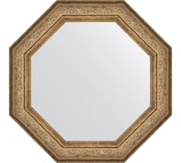 Зеркало EVOFORM в багетной раме - виньетка античная бронза 109 mm (80,6x80,6 cm) 3852