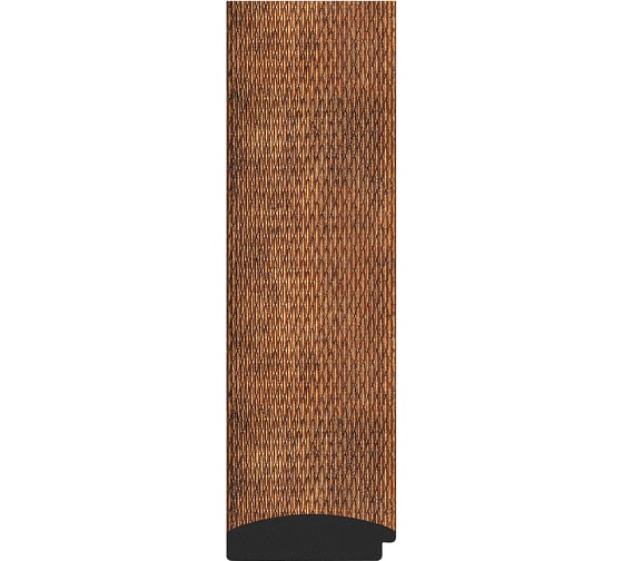 Зеркало EVOFORM в багетной раме - медная кольчуга 88 mm (57x57 cm) 3880