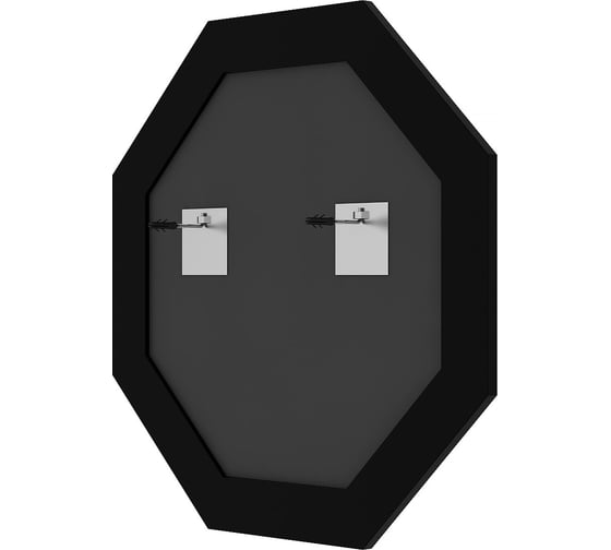 Зеркало EVOFORM в багетной раме - красная волна 89 mm (67x67 cm) 3884