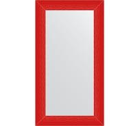 Зеркало EVOFORM в багетной раме - красная волна 89 mm (60x110 cm) 3902
