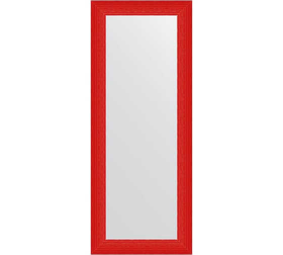 Зеркало EVOFORM в багетной раме - красная волна 89 mm (60x150 cm) 3903