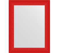 Зеркало EVOFORM в багетной раме - красная волна 89 mm (70x90 cm) 3905