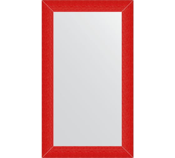 Зеркало EVOFORM в багетной раме - красная волна 89 mm (70x120 cm) 3906 1