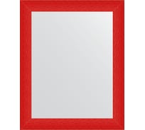 Зеркало EVOFORM в багетной раме - красная волна 89 mm (80x100 cm) 3908