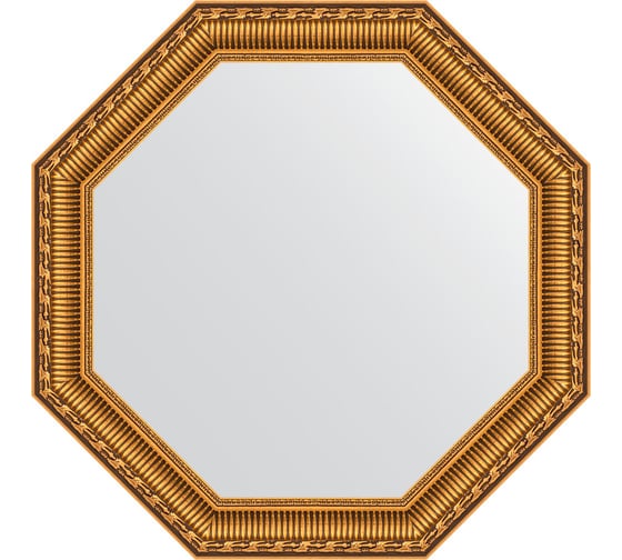Зеркало EVOFORM в багетной раме - золотой акведук 61 mm (55x55 cm) 3983 1