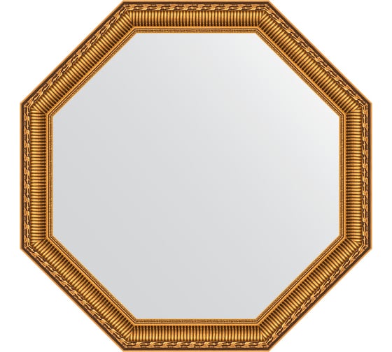 Зеркало EVOFORM в багетной раме - золотой акведук 61 mm (65x65 cm) 3984 1