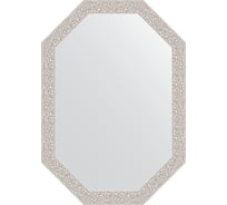 Зеркало EVOFORM в багетной раме - мозаика хром 46 mm (48x68 cm) 7005