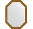 Зеркало EVOFORM в багетной раме - виньетка состаренное золото 56 mm (60x80 cm) 7023 1