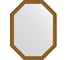 Зеркало EVOFORM в багетной раме - виньетка состаренное золото 56 mm (70x90 cm) 7024 1