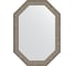 Зеркало EVOFORM в багетной раме - виньетка состаренное серебро 56 mm (50x70 cm) 7025 1