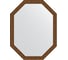 Зеркало EVOFORM в багетной раме - виньетка состаренная бронза 56 mm (70x90 cm) 7032 1