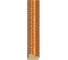 Зеркало EVOFORM в багетной раме - золотые бусы на бронзе 60 mm (51x71 cm) 7045 3