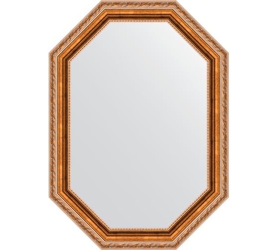 Зеркало EVOFORM в багетной раме - версаль бронза 64 mm (52x72 cm) 7069