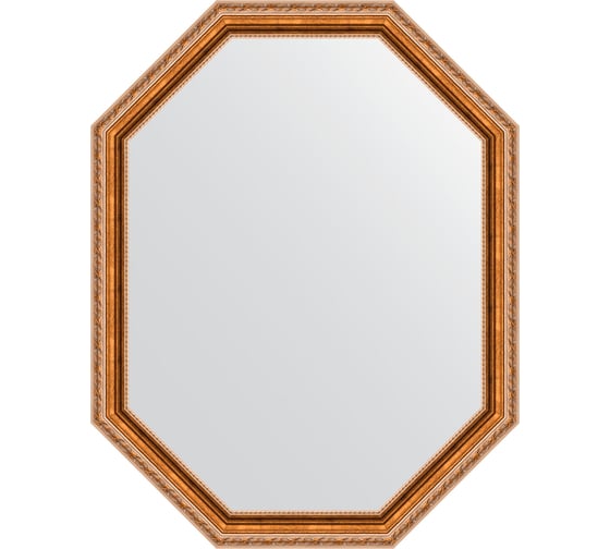 Зеркало EVOFORM в багетной раме - версаль бронза 64 mm (72x92 cm) 7072 1