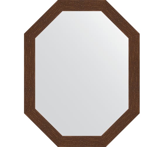 Зеркало EVOFORM в багетной раме - мозаика античная медь 70 mm (72x92 cm) 7092