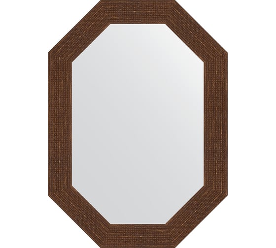 Зеркало EVOFORM в багетной раме - мозаика античная медь 70 mm (52x72 cm) 7089