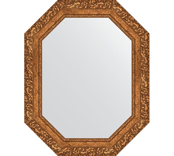 Зеркало EVOFORM в багетной раме - виньетка бронзовая 85 mm (60x75 cm) 7146 1