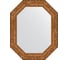 Зеркало EVOFORM в багетной раме - виньетка бронзовая 85 mm (60x75 cm) 7146 1