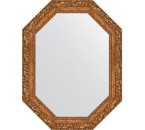Зеркало EVOFORM в багетной раме - виньетка бронзовая 85 mm (65x85 cm) 7147