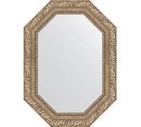 Зеркало EVOFORM в багетной раме - виньетка античное серебро 85 mm (55x75 cm) 7149