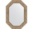 Зеркало EVOFORM в багетной раме - виньетка античное серебро 85 mm (55x75 cm) 7149 1