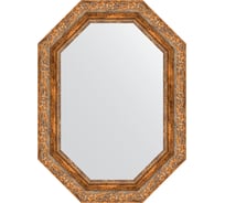 Зеркало EVOFORM в багетной раме - виньетка античная бронза 85 mm (55x75 cm) 7153