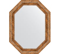Зеркало EVOFORM в багетной раме - виньетка античная бронза 85 mm (65x85 cm) 7155