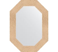 Зеркало EVOFORM в багетной раме - золотые дюны 90 mm (56x76 cm) 7177