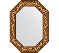 Зеркало EVOFORM в багетной раме - византия золото 99 mm (58x78 cm) 7221