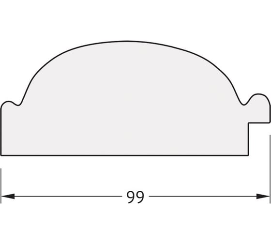 Зеркало EVOFORM в багетной раме - византия золото 99 mm (68x88 cm) 7223