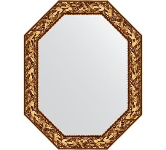 Зеркало EVOFORM в багетной раме - византия золото 99 mm (78x98 cm) 7224 1