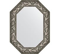 Зеркало EVOFORM в багетной раме - византия серебро 99 mm (58x78 cm) 7225