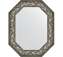 Зеркало EVOFORM в багетной раме - византия серебро 99 mm (63x78 cm) 7226